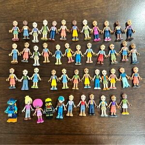 Authentic LEGO Friends Minifigure Lot Of 47 Friend + 2 LEGO City Figures